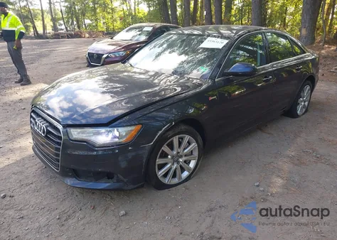 2013 Audi A6 3.0T Premium z USA, uszkodzony, nr VIN WAUGGAFC2DN053547